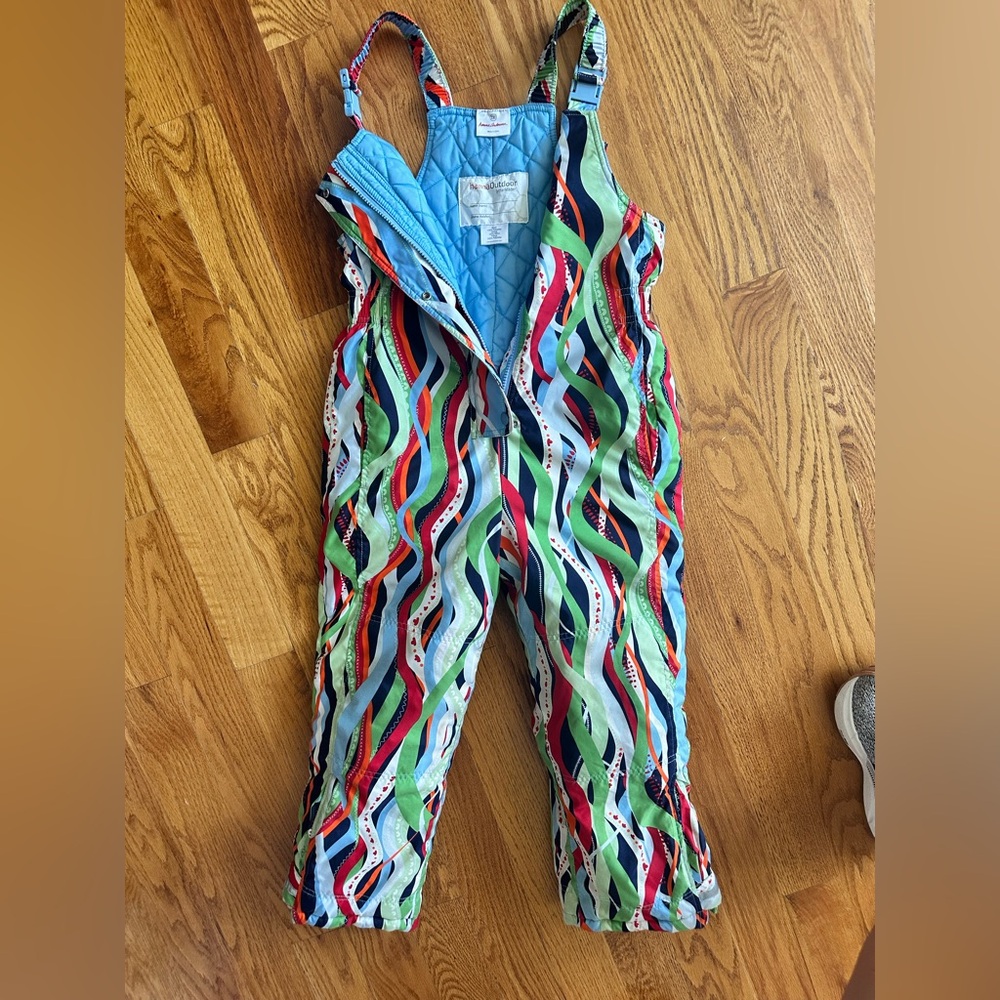 Hanna Andersson Multicolor Striped Overalls